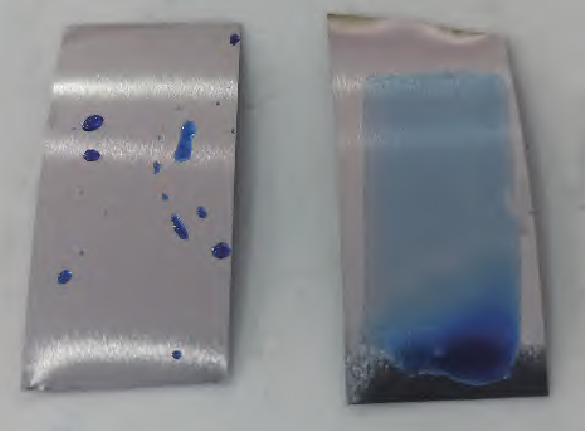 等離子體處理金屬材料前后對(duì)比